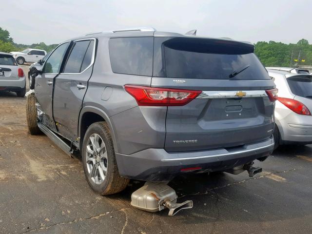 1GNERKKW7KJ170157 - 2019 CHEVROLET TRAVERSE P GRAY photo 3