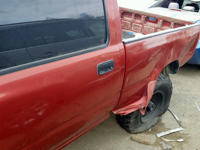 4TARN01PXPZ112293 - 1993 TOYOTA PICKUP 1/2 RED photo 9