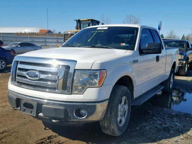 1FTFX1EFXBFC21095 - 2011 FORD F150 SUPER WHITE photo 2