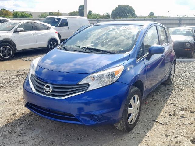 3N1CE2CP3GL395732 - 2016 NISSAN VERSA NOTE BLUE photo 2