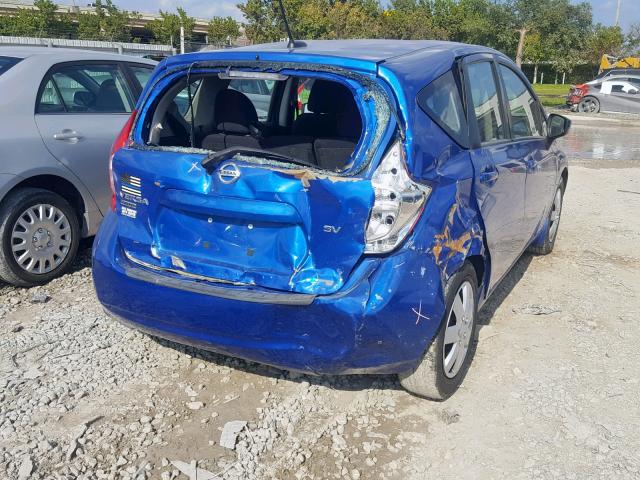 3N1CE2CP3GL395732 - 2016 NISSAN VERSA NOTE BLUE photo 4