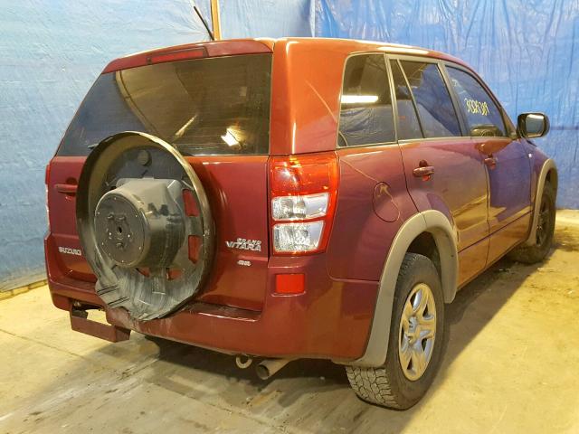 JS3TD941284101796 - 2008 SUZUKI GRAND VITA RED photo 4