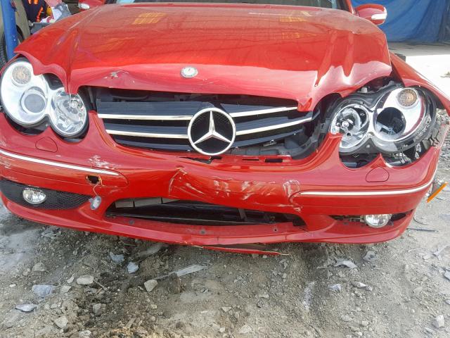 WDBRF76J06F772954 - 2006 MERCEDES-BENZ C 55 AMG RED photo 9