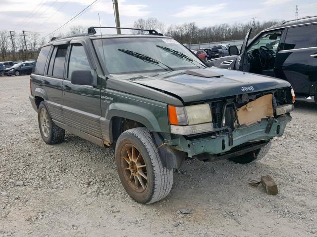 1J4GZ58Y5SC578523 - 1995 JEEP GRAND CHER GREEN photo 1