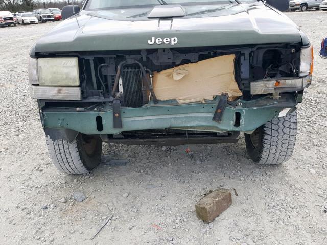 1J4GZ58Y5SC578523 - 1995 JEEP GRAND CHER GREEN photo 9