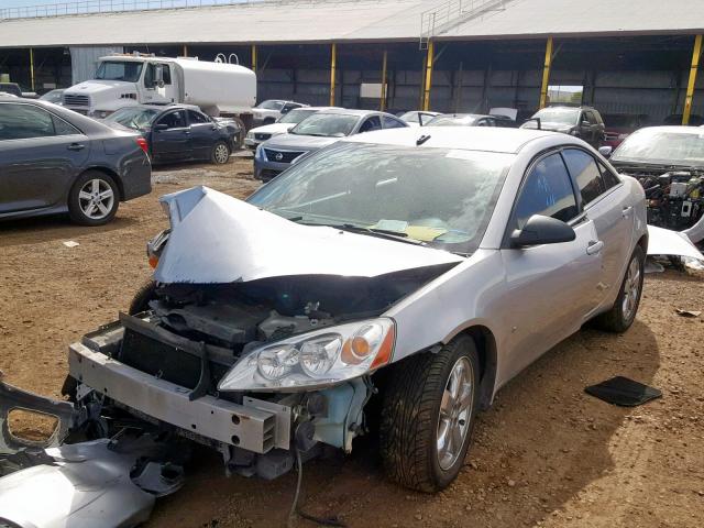 1G2ZH57N784134530 - 2008 PONTIAC G6 GT SILVER photo 2