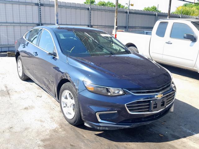 1G1ZB5ST5HF173441 - 2017 CHEVROLET MALIBU LS BLUE photo 1