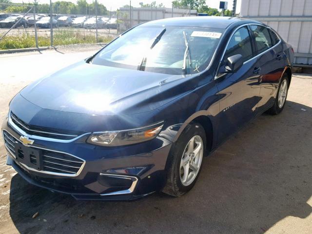 1G1ZB5ST5HF173441 - 2017 CHEVROLET MALIBU LS BLUE photo 2