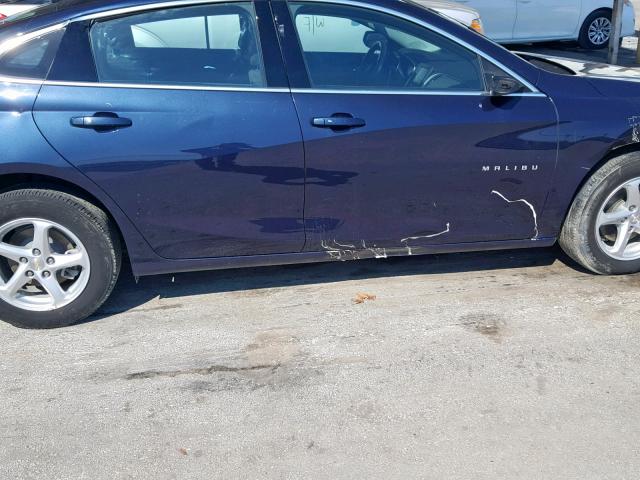 1G1ZB5ST5HF173441 - 2017 CHEVROLET MALIBU LS BLUE photo 9