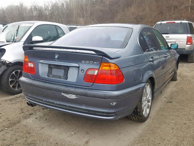 WBAAV53411JS97046 - 2001 BMW 330 I BLUE photo 4