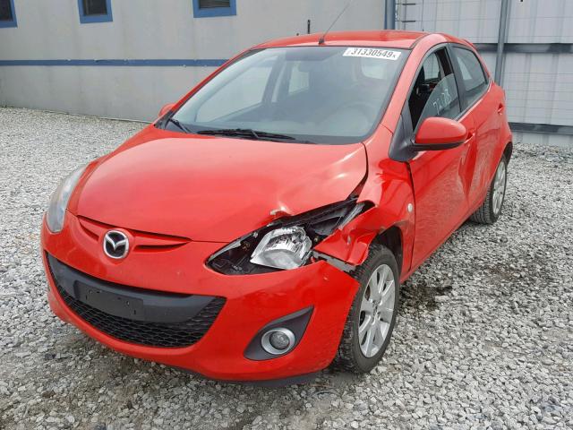 JM1DE1LY2E0185234 - 2014 MAZDA MAZDA2 TOU RED photo 2