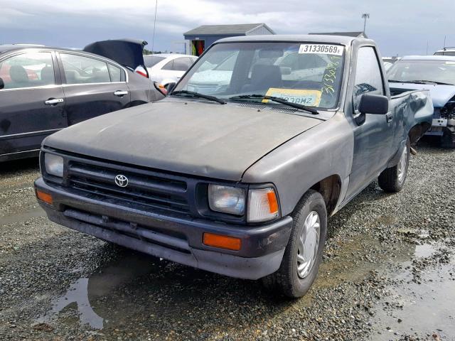 4TARN81A5PZ116441 - 1993 TOYOTA PICKUP 1/2 GREEN photo 2