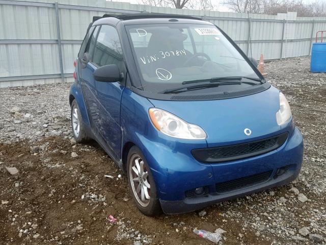WMEEK31X99K307814 - 2009 SMART FORTWO PAS 蓝色 照片 1
