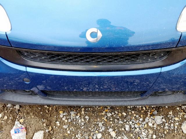 WMEEK31X99K307814 - 2009 SMART FORTWO PAS 蓝色 照片 7