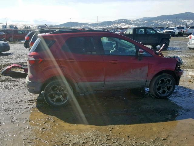 MAJ6P1CL3JC169615 - 2018 FORD ECOSPORT S RED photo 9