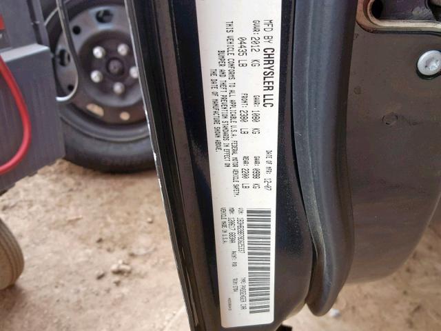 1B3HB28B78D625337 - 2008 DODGE CALIBER BLACK photo 10