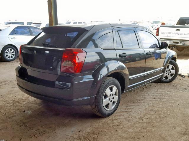 1B3HB28B78D625337 - 2008 DODGE CALIBER BLACK photo 4