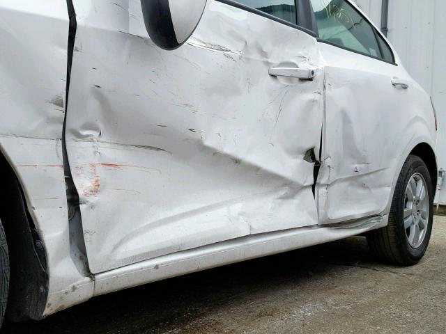 1G1JA5SH3C4151518 - 2012 CHEVROLET SONIC LS 白色 照片 10