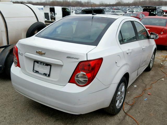 1G1JA5SH3C4151518 - 2012 CHEVROLET SONIC LS 白色 照片 4