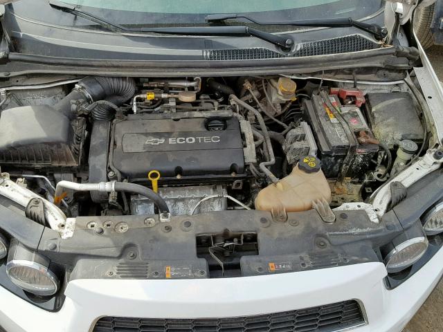 1G1JA5SH3C4151518 - 2012 CHEVROLET SONIC LS 白色 照片 7