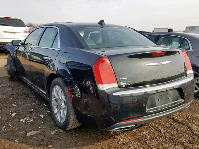 2C3CCASG1HH610473 - 2017 CHRYSLER 300C PLATI BLACK photo 3