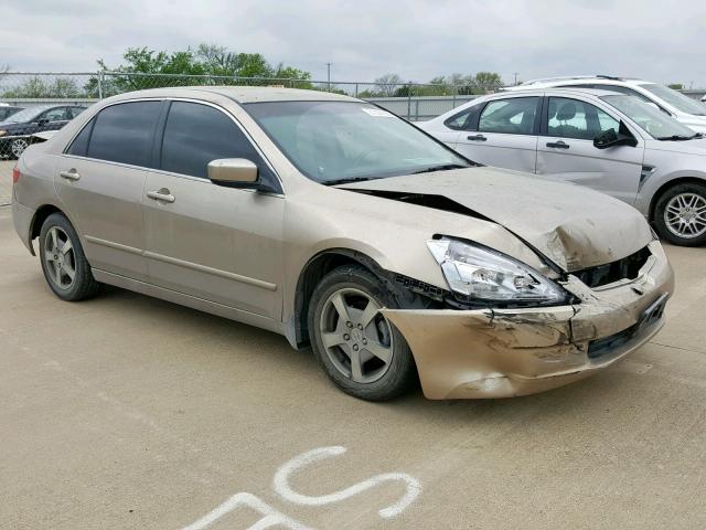 JHMCN36475C017957 - 2005 HONDA ACCORD HYB GOLD photo 1