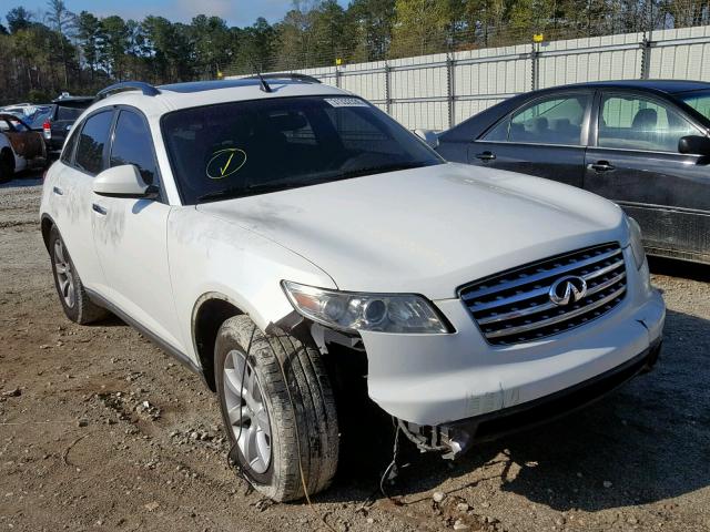 JNRAS08UX5X100420 - 2005 INFINITI FX35 WHITE photo 1