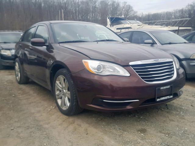 1C3CCBBB8DN584451 - 2013 CHRYSLER 200 TOURIN BROWN photo 1