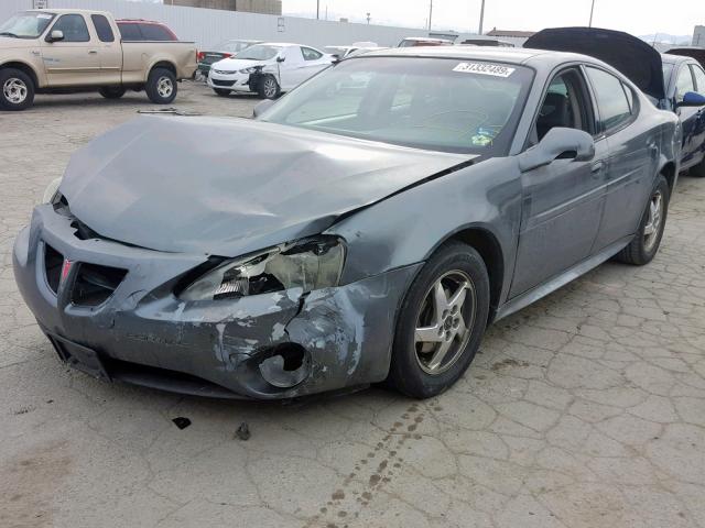 2G2WS522141364636 - 2004 PONTIAC GRAND PRIX GRAY photo 2