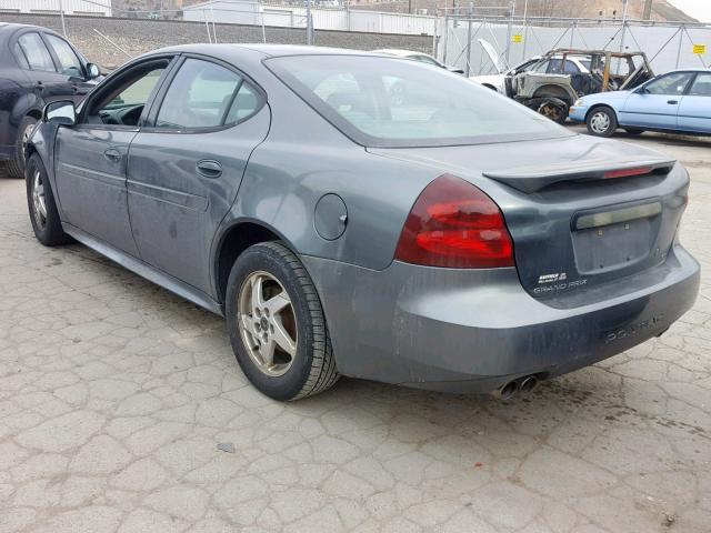 2G2WS522141364636 - 2004 PONTIAC GRAND PRIX GRAY photo 3