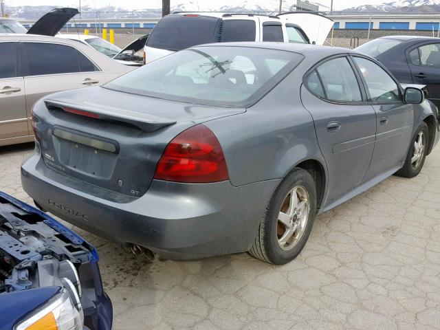 2G2WS522141364636 - 2004 PONTIAC GRAND PRIX GRAY photo 4