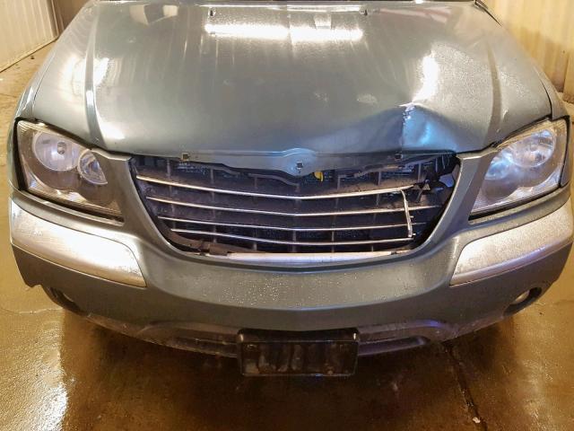 2C8GF68425R649981 - 2005 CHRYSLER PACIFICA T SILVER photo 9