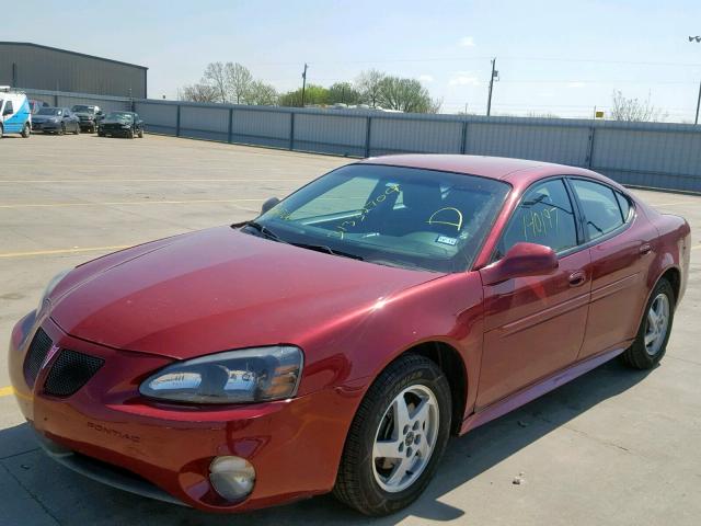 2G2WS522141139651 - 2004 PONTIAC GRAND PRIX MAROON photo 2
