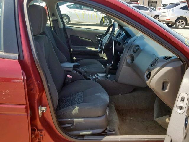 2G2WS522141139651 - 2004 PONTIAC GRAND PRIX MAROON photo 5