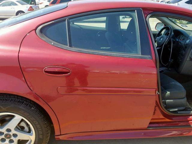 2G2WS522141139651 - 2004 PONTIAC GRAND PRIX MAROON photo 6