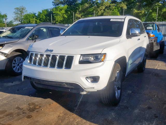 1C4RJFBM2EC496514 - 2014 JEEP GRAND CHER WHITE photo 2