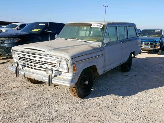 J2A144CN44499 - 1972 JEEP WAGONEER GRAY photo 2