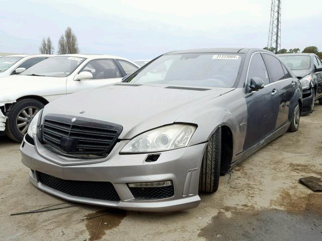 WDDNG71XX7A032664 - 2007 MERCEDES-BENZ S 550 TWO TONE photo 2