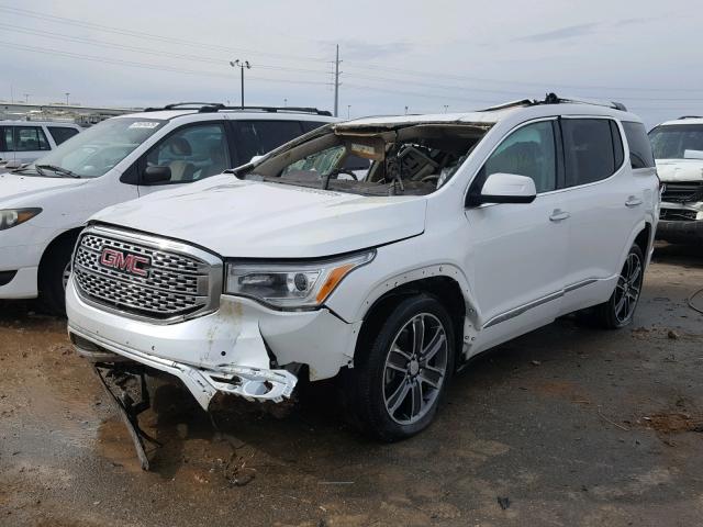 1GKKNXLS9HZ291402 - 2017 GMC ACADIA DEN WHITE photo 2