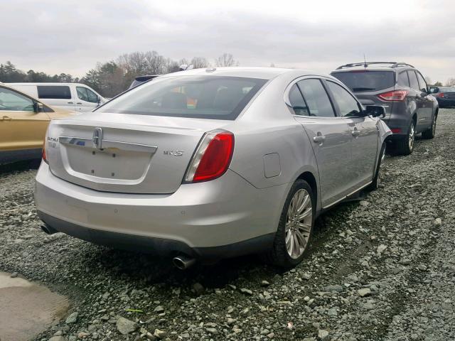 1LNHL9DR7AG608044 - 2010 LINCOLN MKS SILVER photo 4