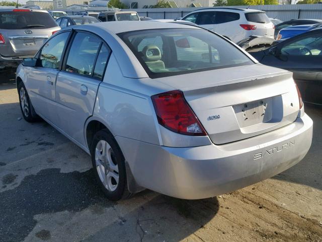1G8AL52F84Z181323 - 2004 SATURN ION LEVEL SILVER photo 3