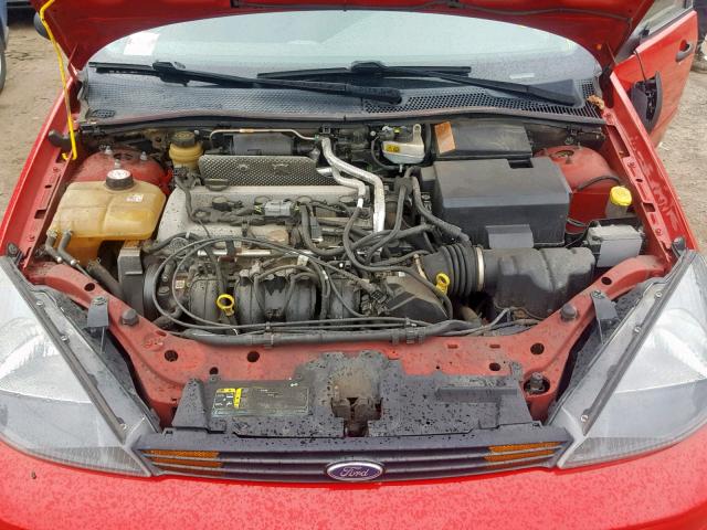 3FAHP37Z73R172993 - 2003 FORD FOCUS ZX5 RED photo 7