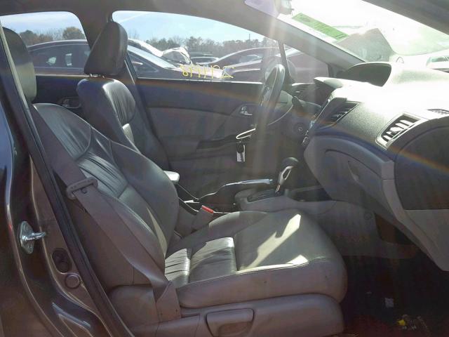 2HGFB2F95CH505958 - 2012 HONDA CIVIC EXL 石墨色 照片 5