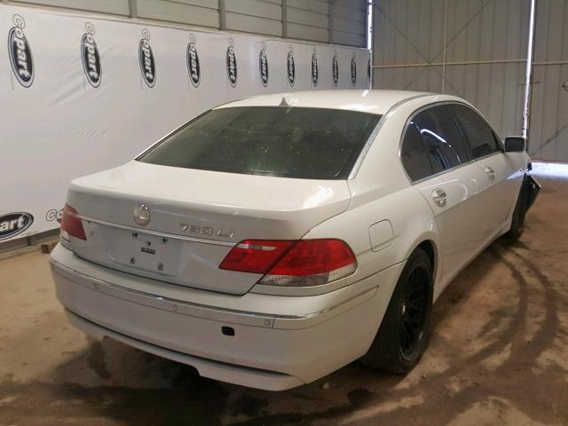 WBAHN03556DD98318 - 2006 BMW 760 LI WHITE photo 4