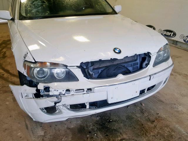 WBAHN03556DD98318 - 2006 BMW 760 LI WHITE photo 9