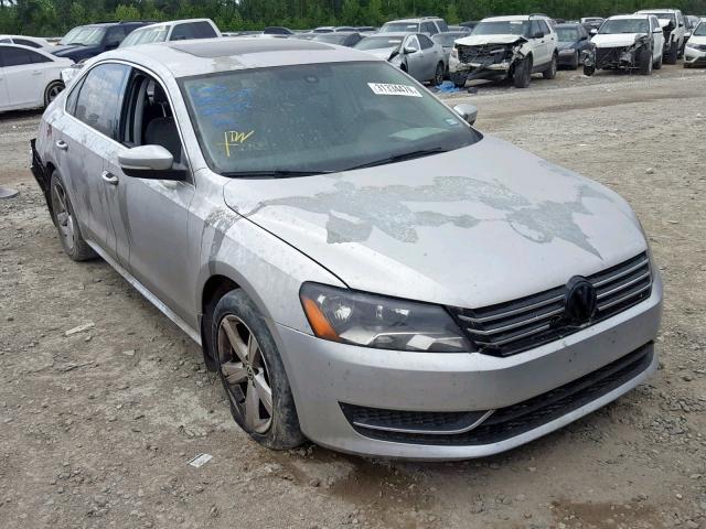 1VWBH7A36DC010522 - 2013 VOLKSWAGEN PASSAT SE SILVER photo 1