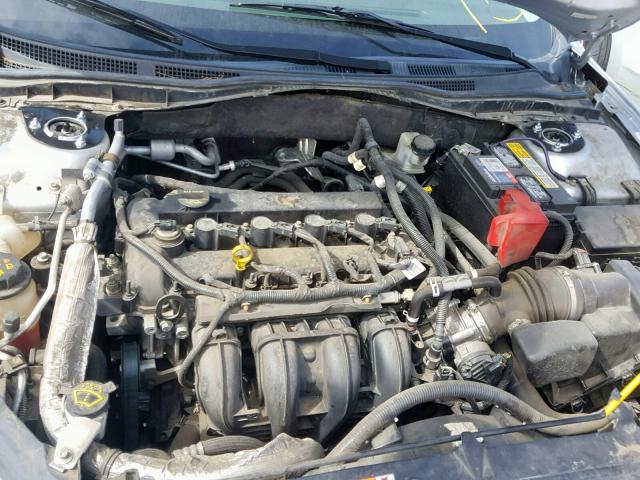 3FAHP0GA8CR240551 - 2012 FORD FUSION S GRAY photo 7