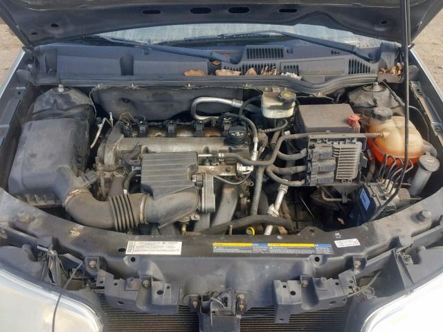 1G8AV18B07Z125825 - 2007 SATURN ION LEVEL GRAY photo 7