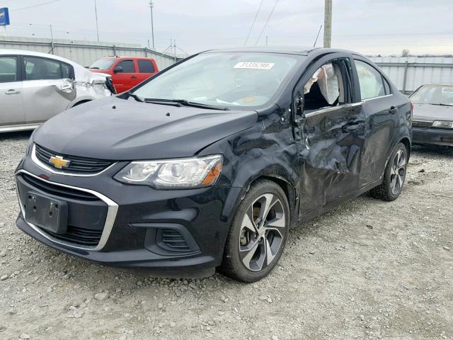 1G1JF5SB6H4119585 - 2017 CHEVROLET SONIC PREM BLACK photo 2