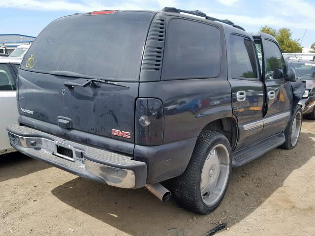 1GKEC13VX4J308078 - 2004 GMC YUKON BLUE photo 4